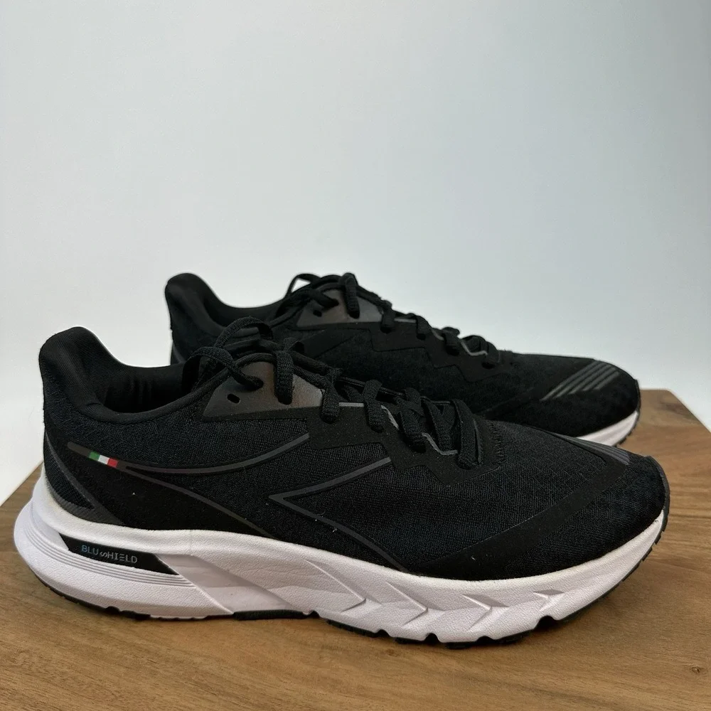 New Womens Diadora Mythos Blushield Volo Black Athletic Shoes Sneakers Size 9.5M - Picture 1 of 8